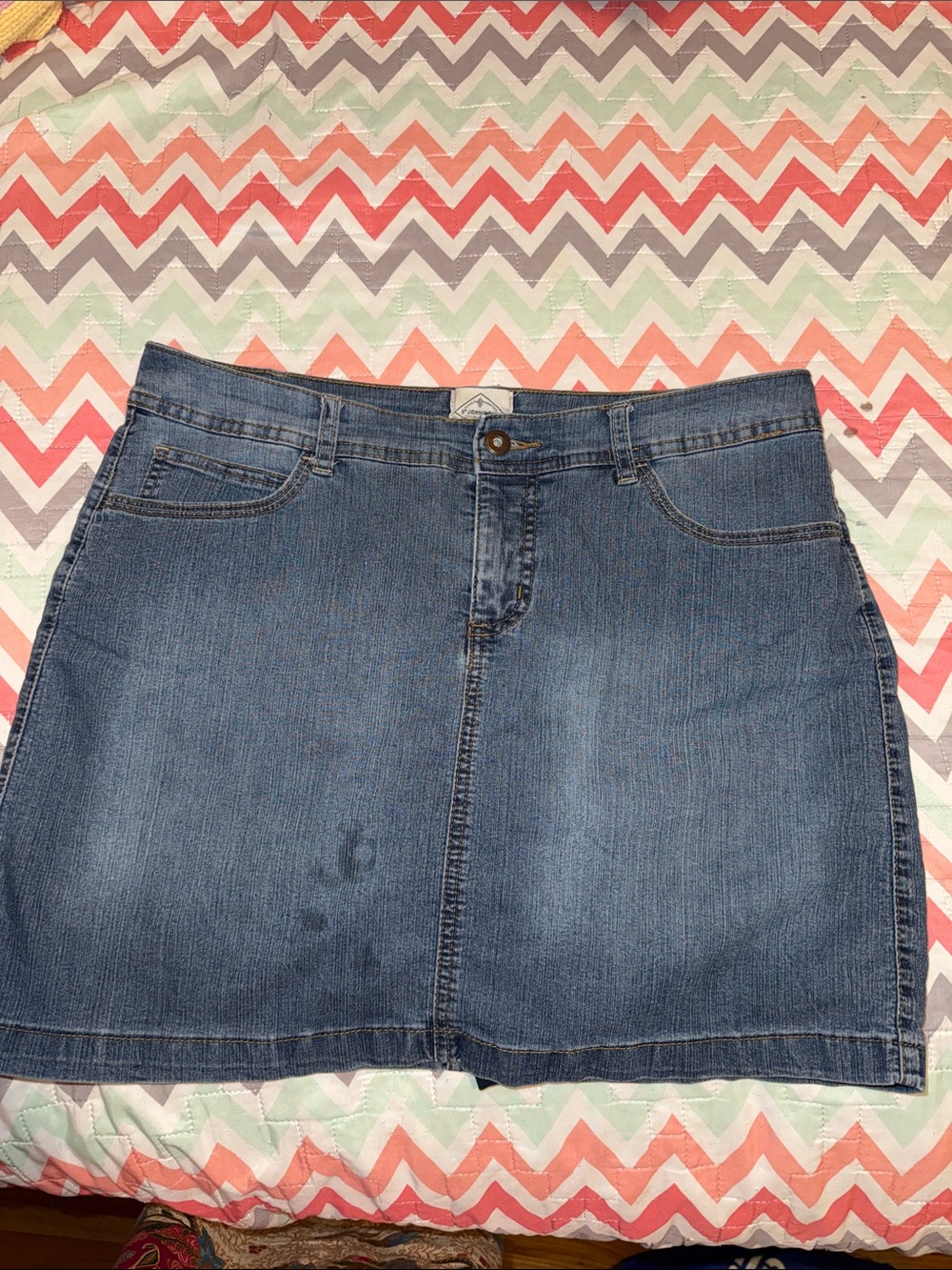 Vintage St John’s Bay denim skort